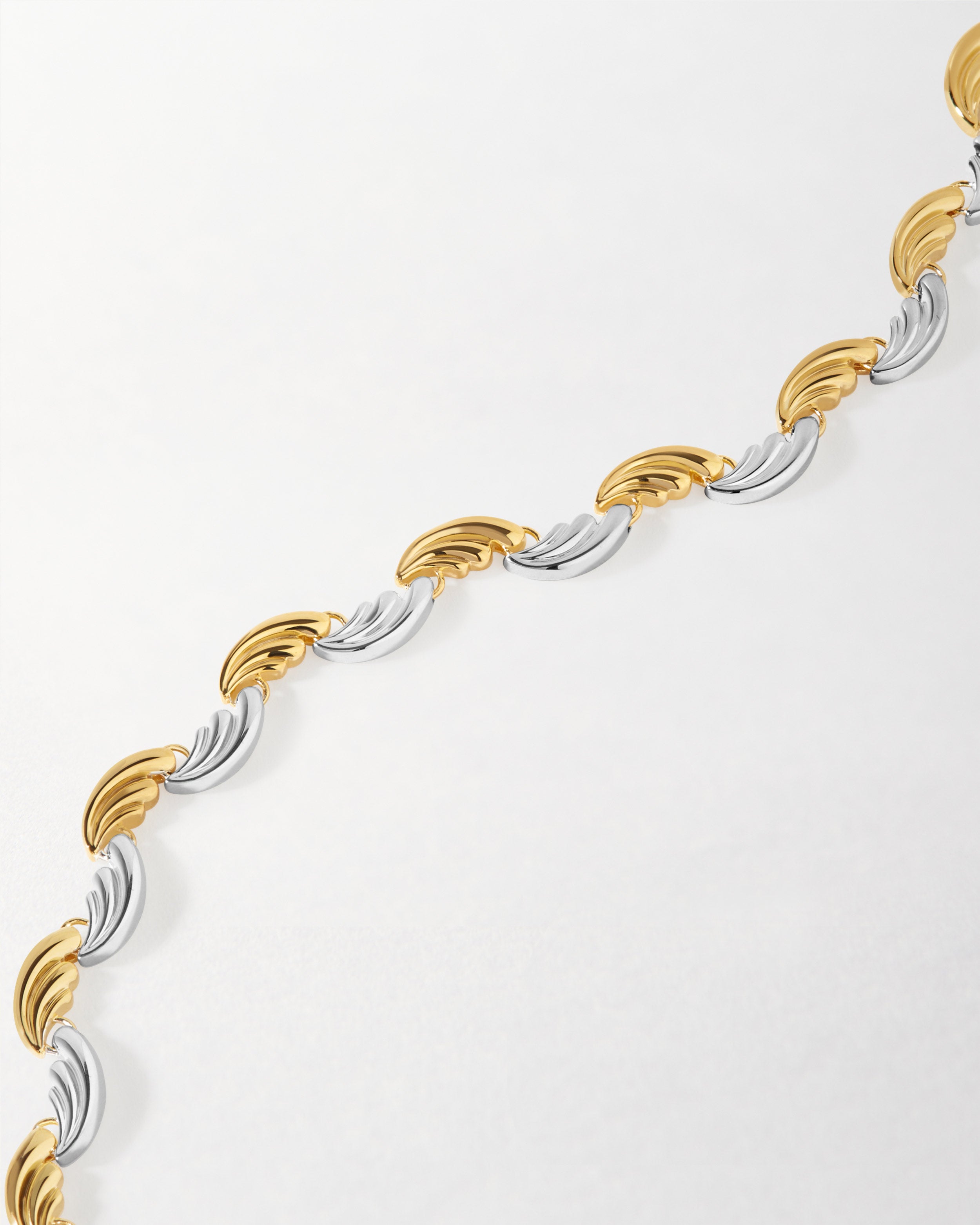 Ripple Mixed Metal Bracelet | Wave Collection Jewellery – EDGE of Ripple Mixed Metal Bracelet | Wave Collection Jewellery – EDGE of