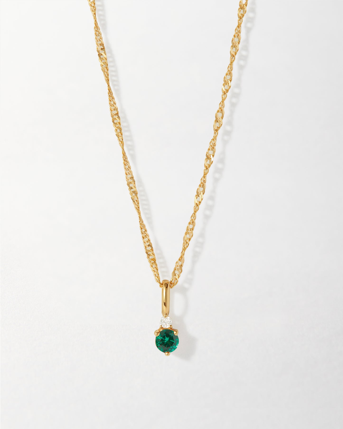 14ct Gold Birthstone Necklace