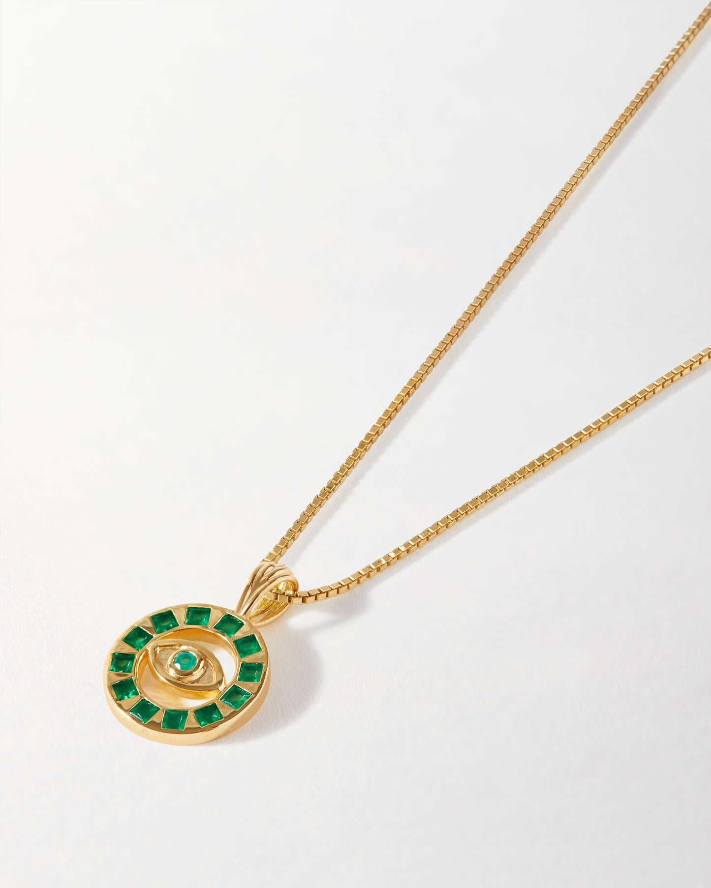 Evil Eye Round Necklace