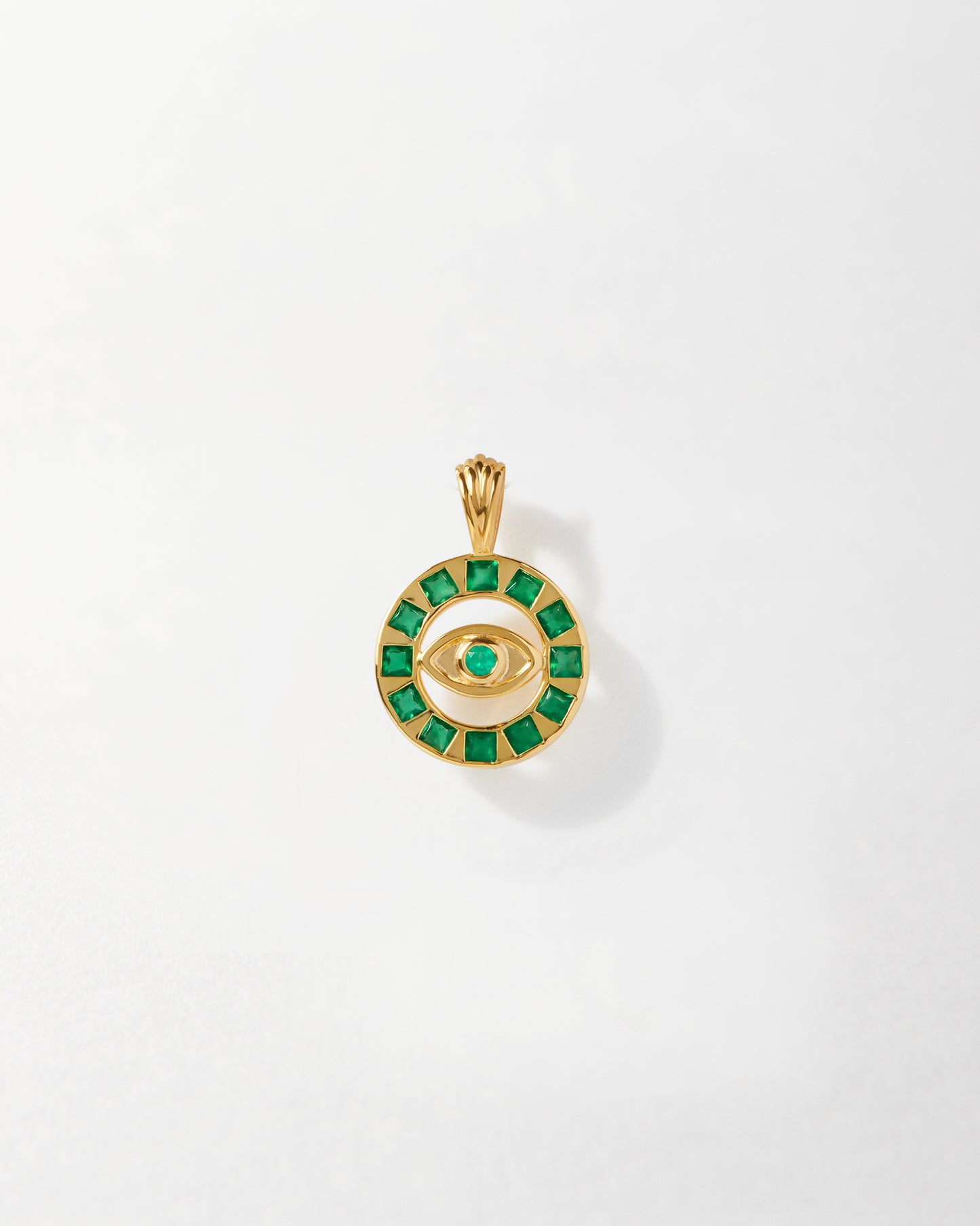 Evil Eye Round Pendant