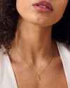 Marquise Solitaire Diamond Necklace