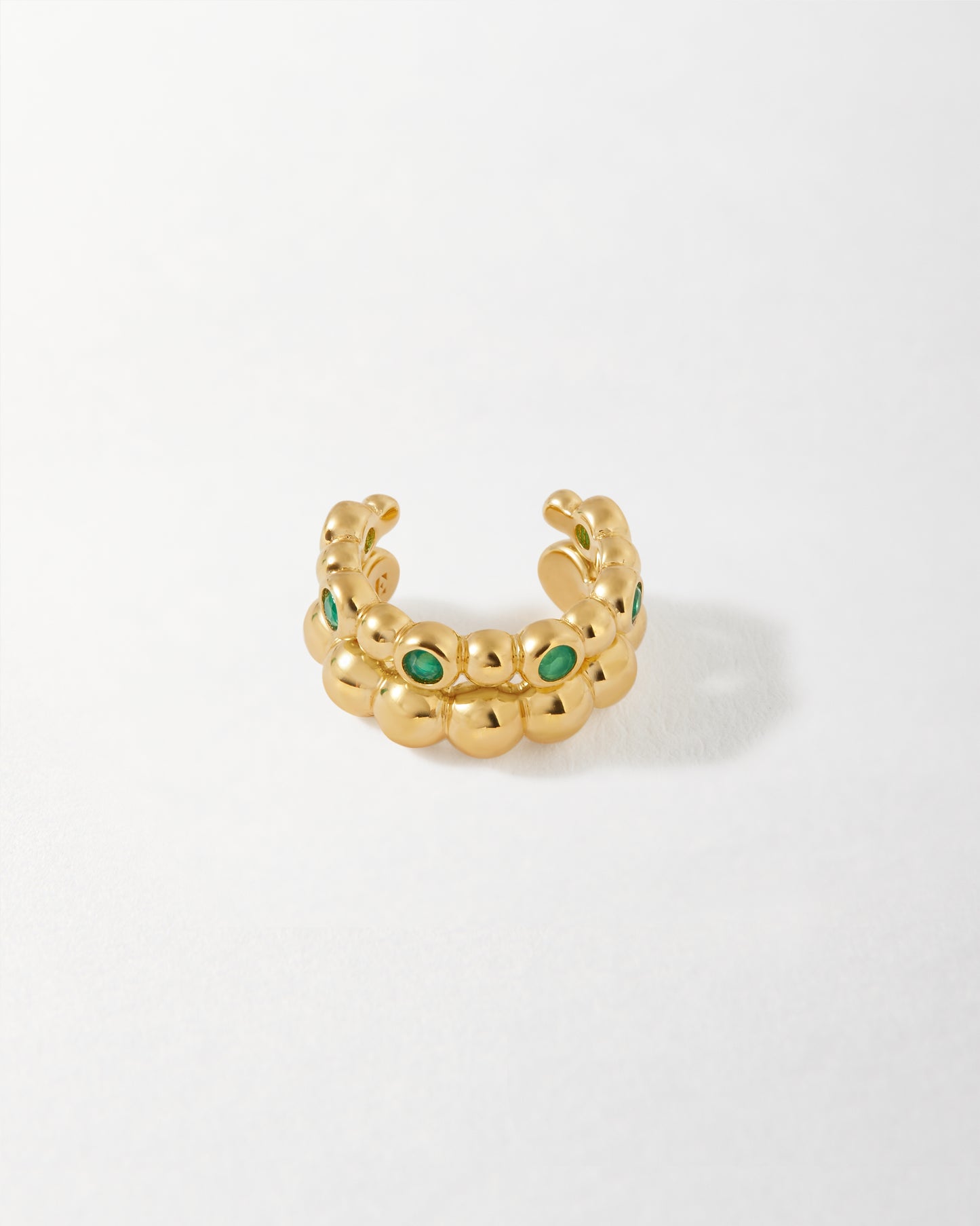 Globe Green Ear Cuff