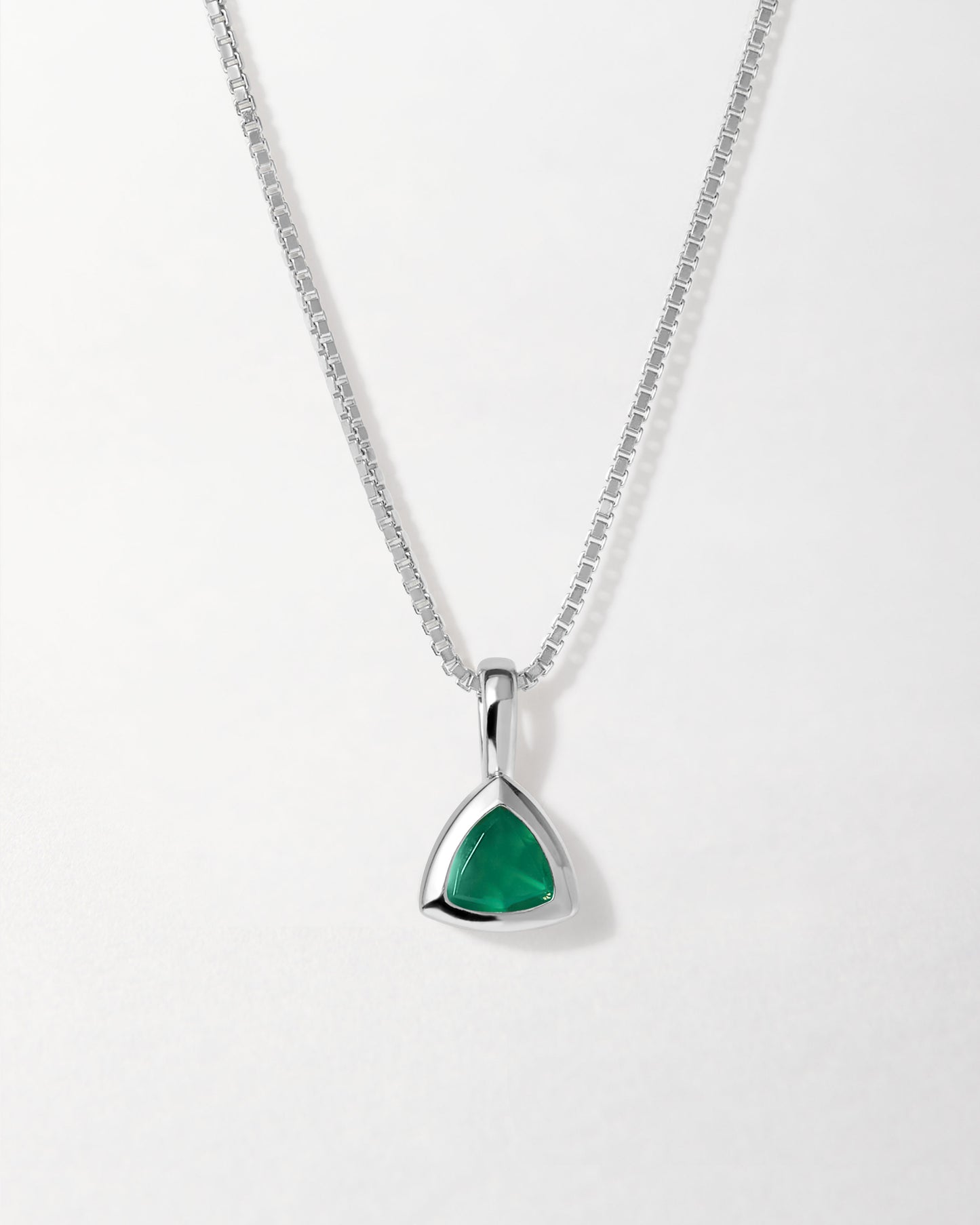 Birthstone Necklace - Silver