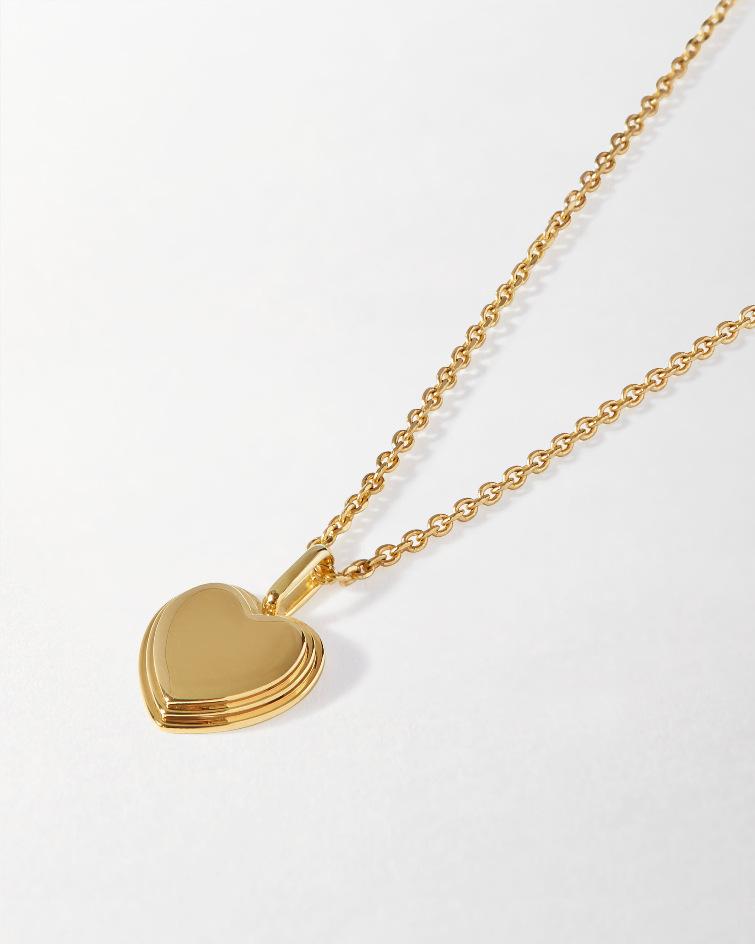 Heart Necklace | 18k Gold Plated – EDGE of EMBER