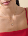 Heart Set Necklaces - Lab Ruby