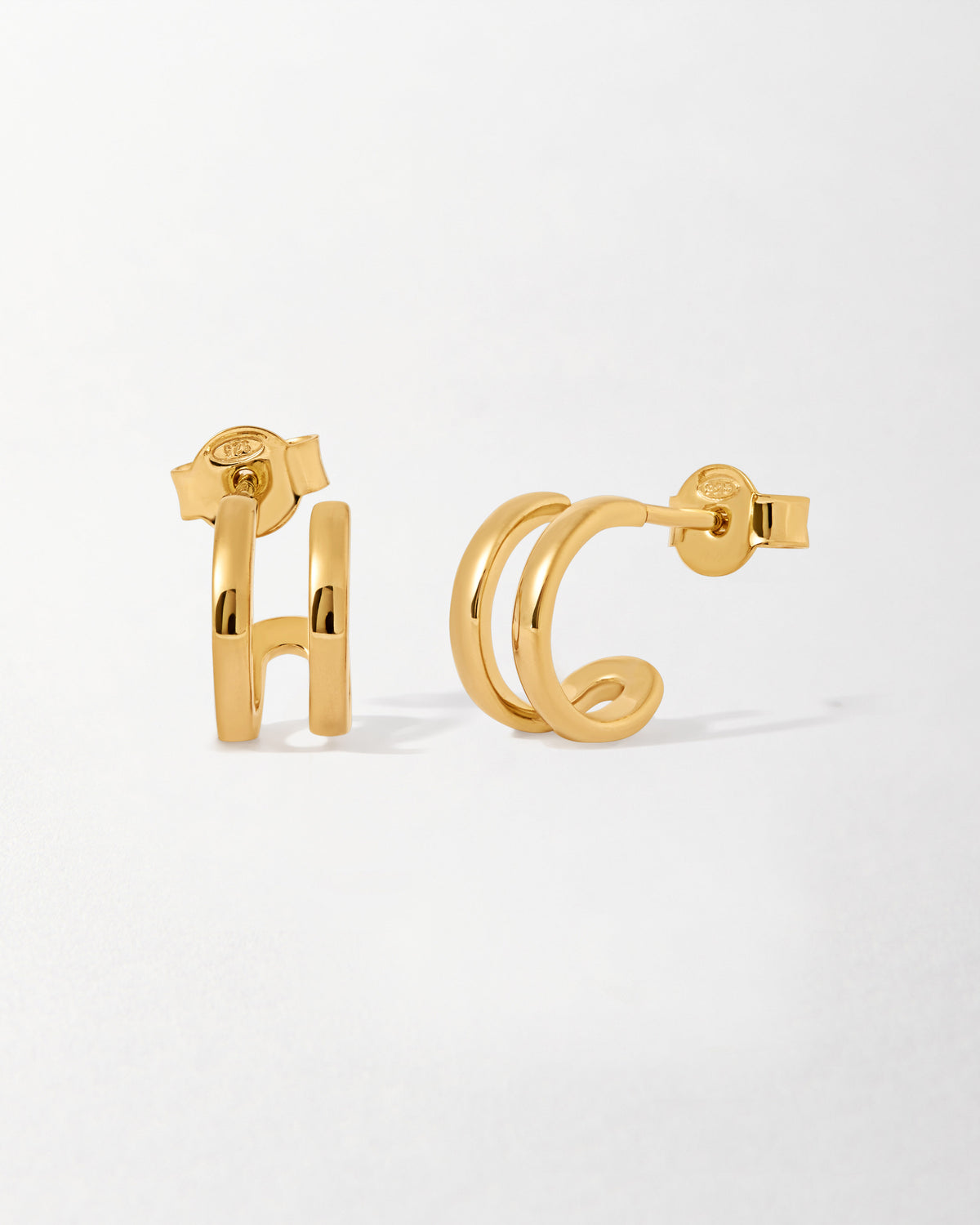 Lily Pebbles Double Illusion Hoop Earrings