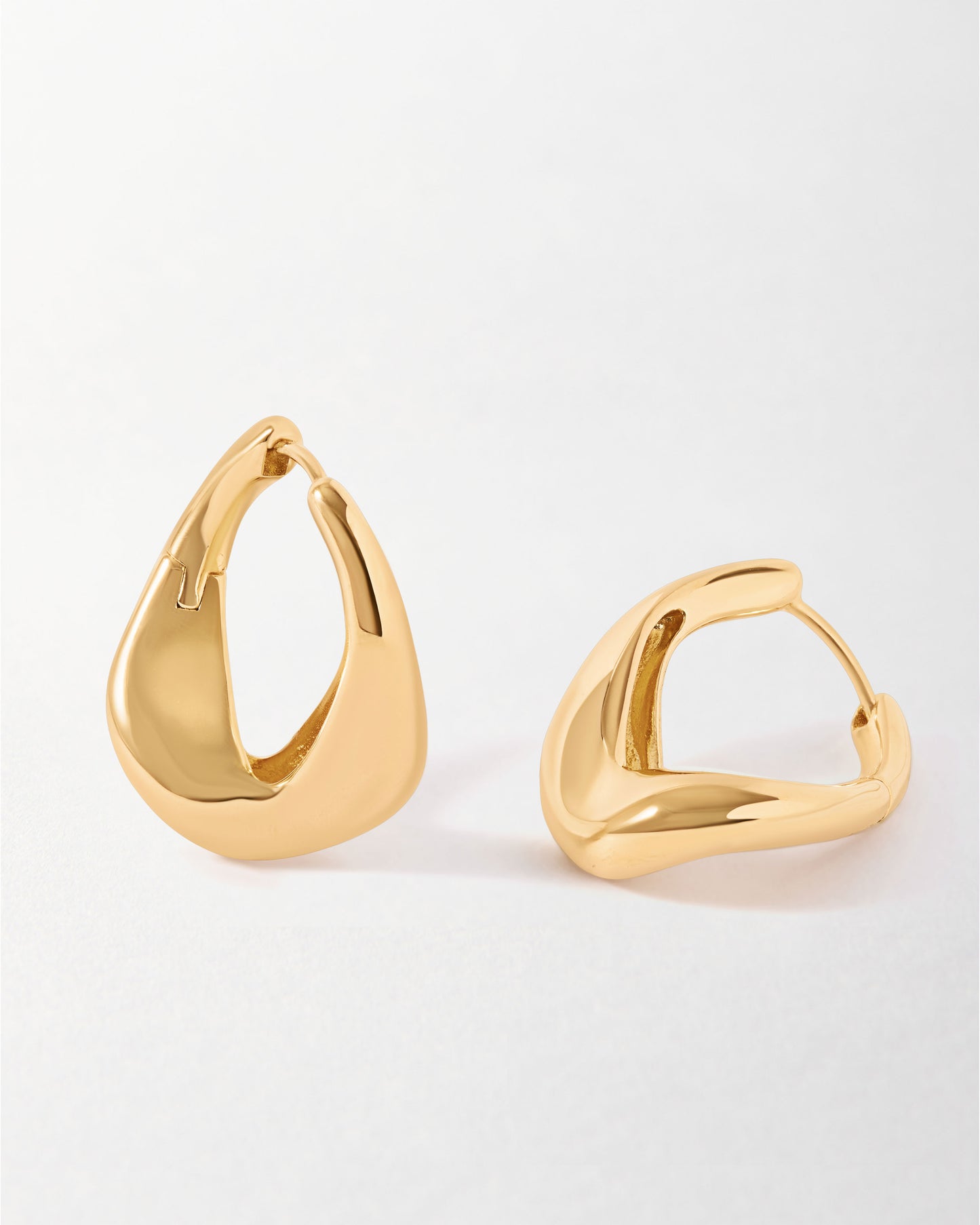 Charlotte Collins Large Twist Hoop Earrings