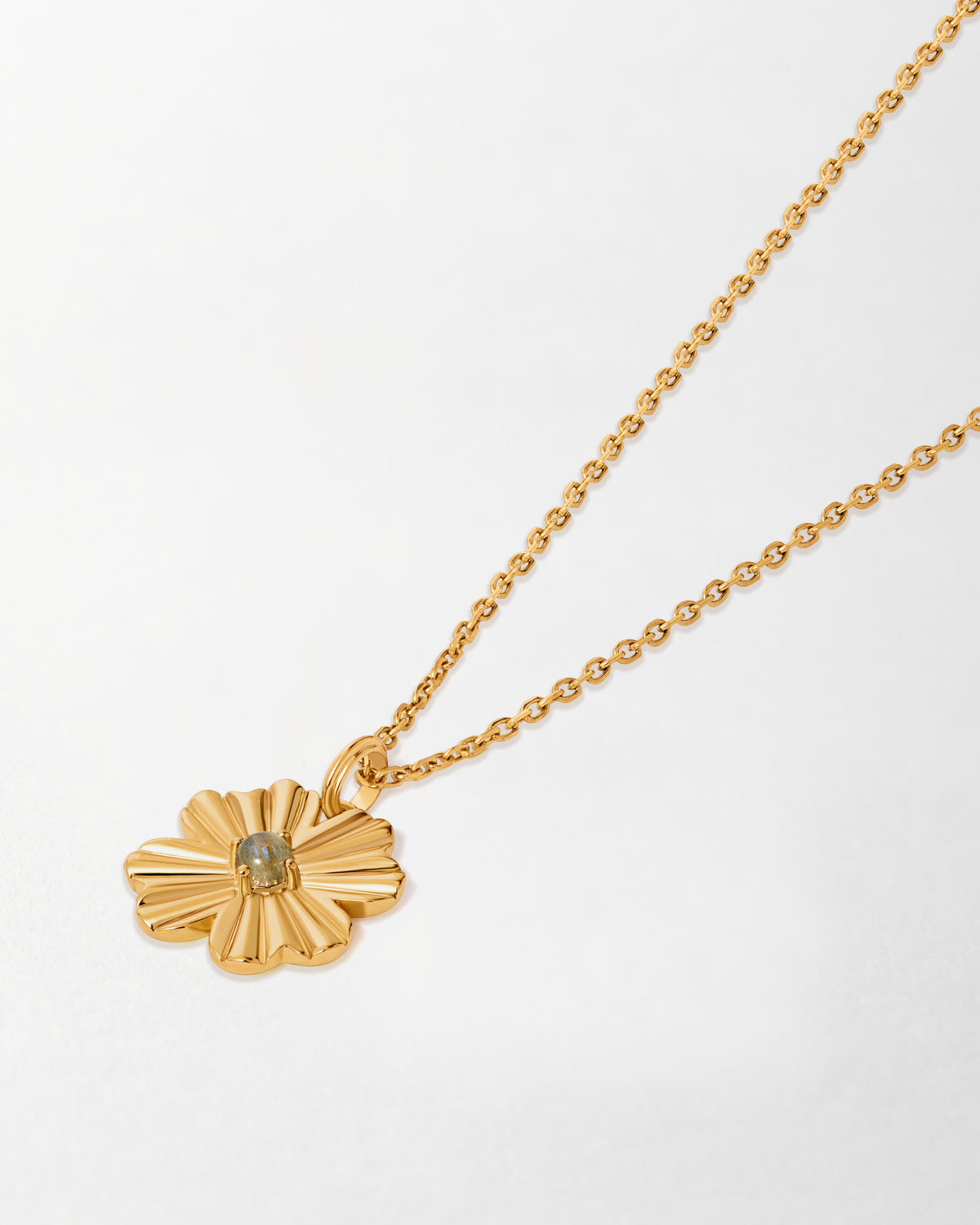 Lily Pebbles Lucky Clover Necklace