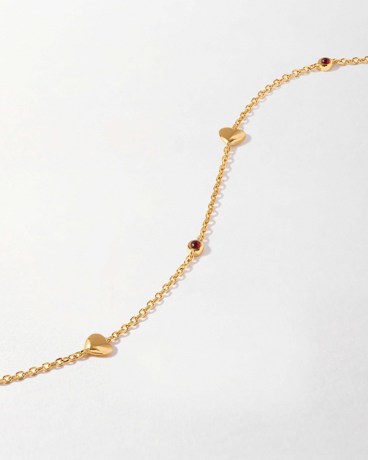 Lily Pebbles Heart Station Bracelet