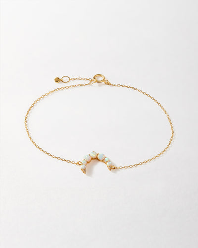 Crescent Opal Bracelet