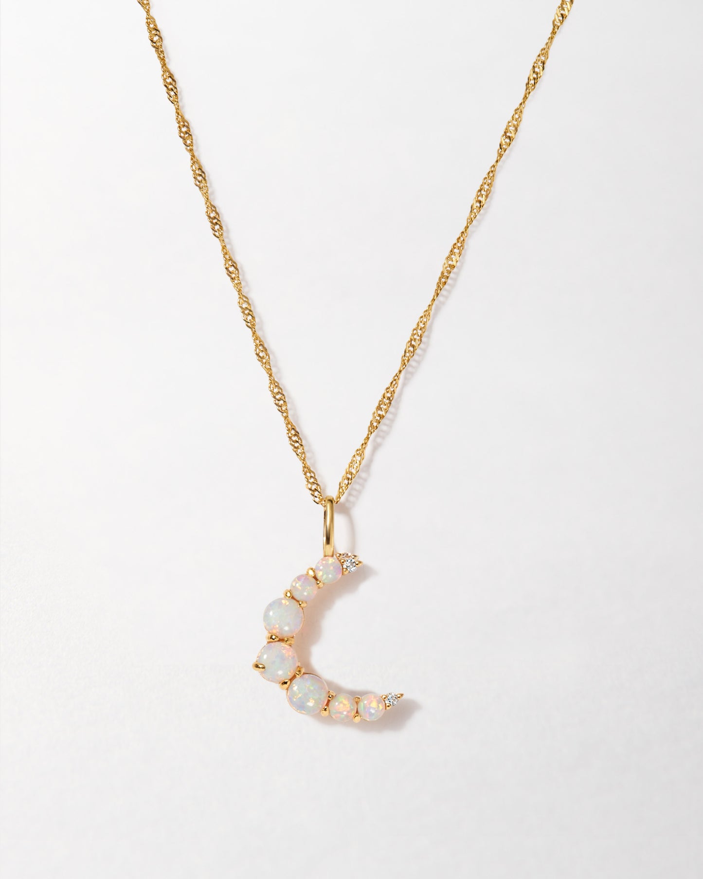 Crescent Opal Necklace