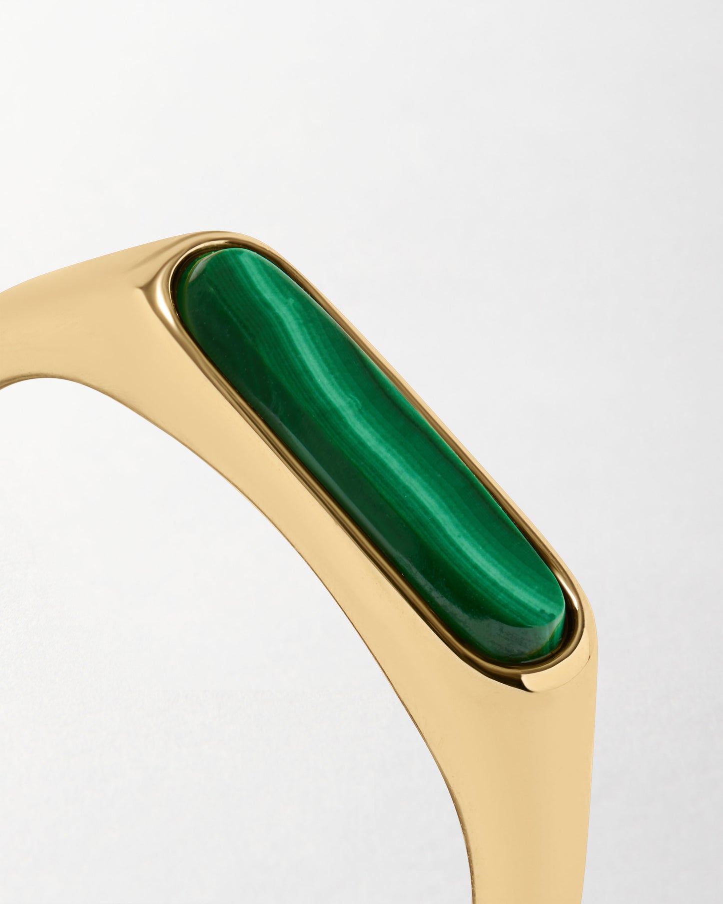 Charlotte Collins Malachite Pinky Ring