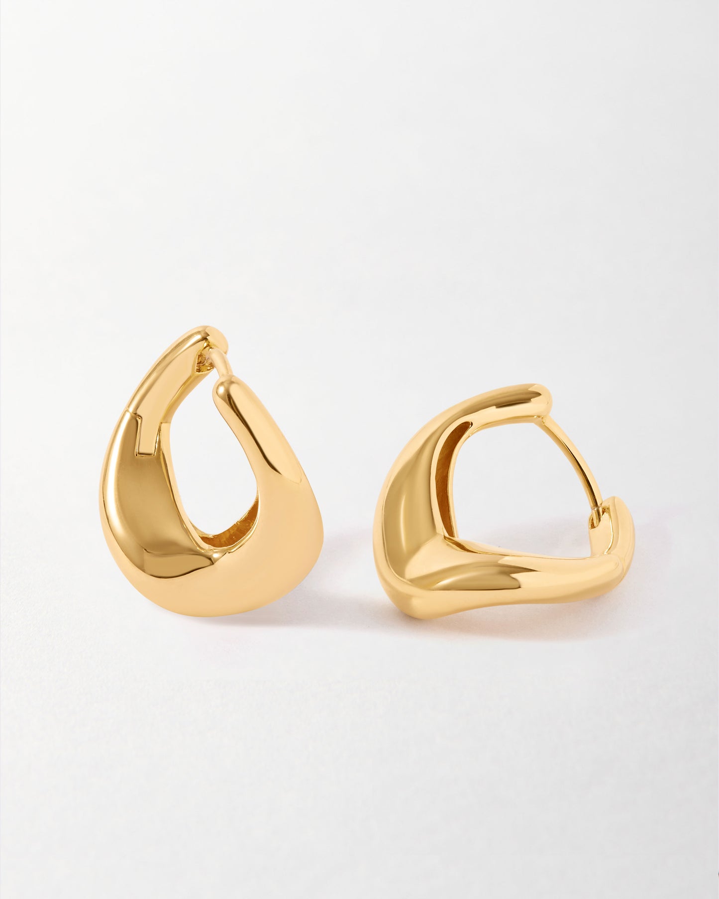 Charlotte Collins Medium Twist Hoop Earrings