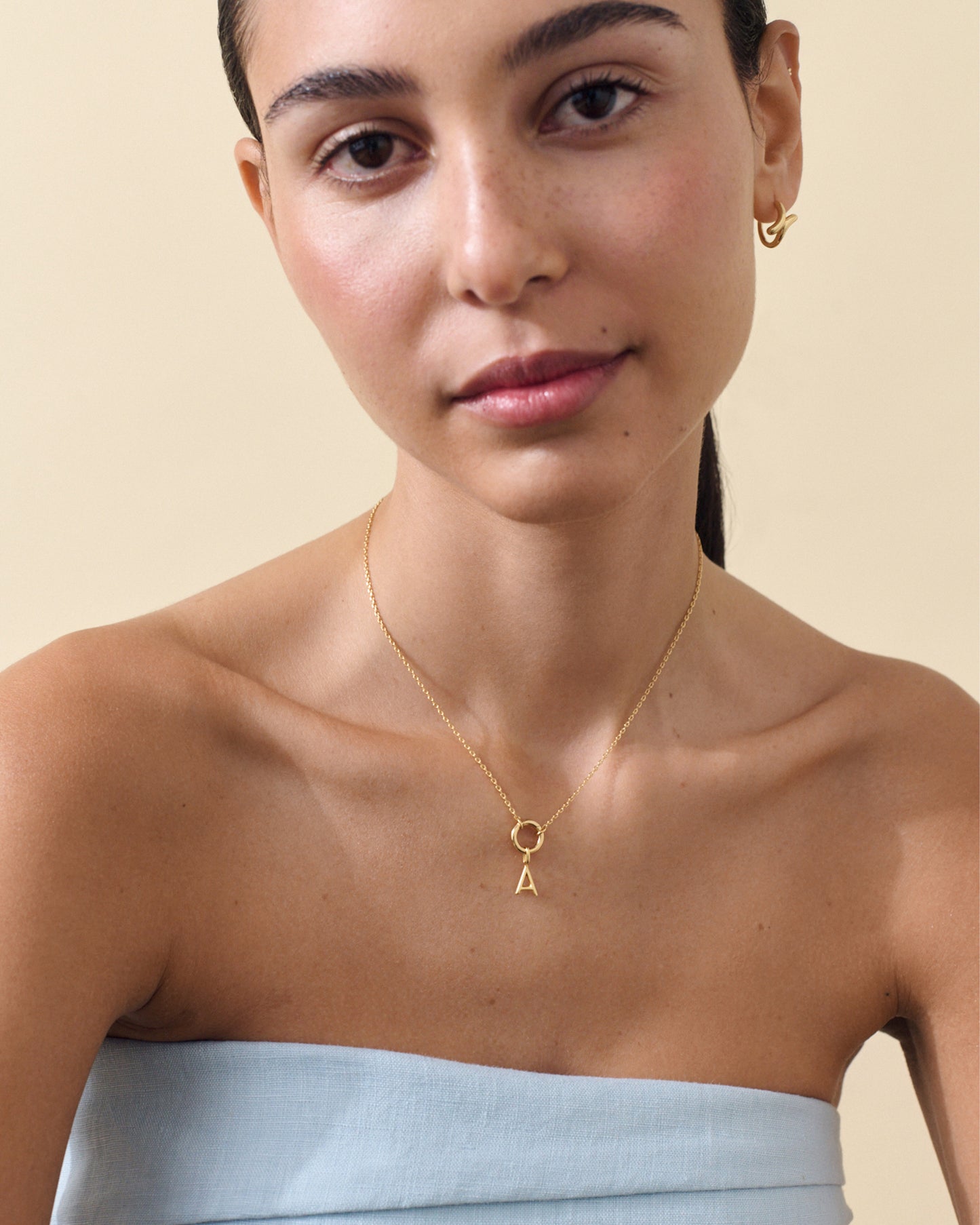 Charm holder necklace