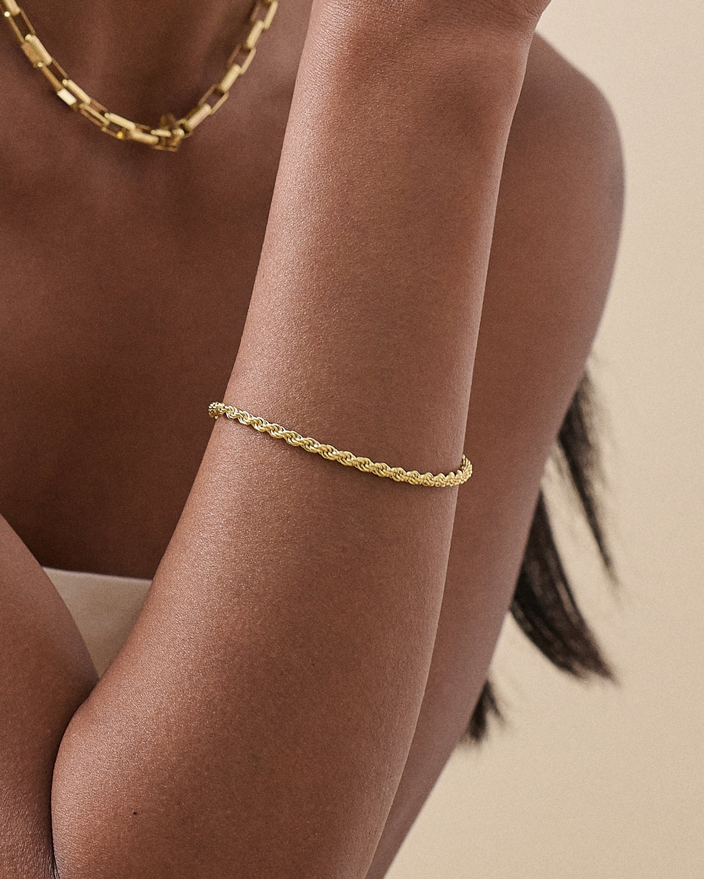 Chunky Rope Chain Bracelet
