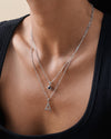 Initial Necklace - Silver