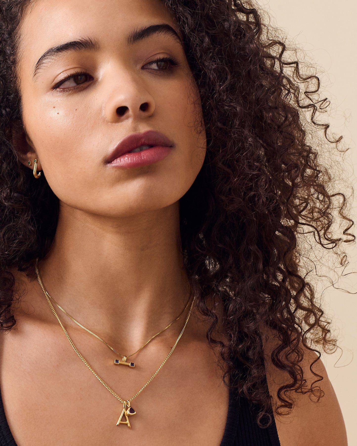Balance T-Bar Iolite Necklace