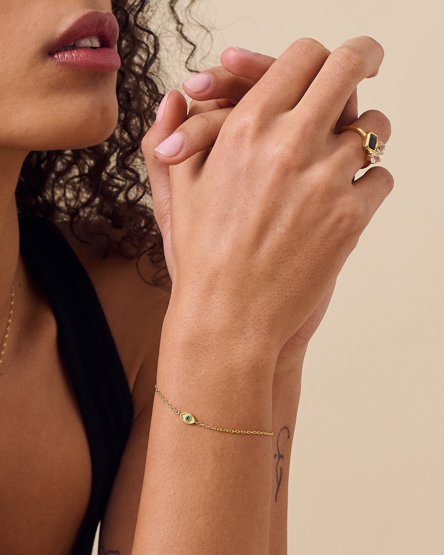 Evil Eye Green Bracelet