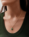 Deco Aventurine and Green Onyx Necklace