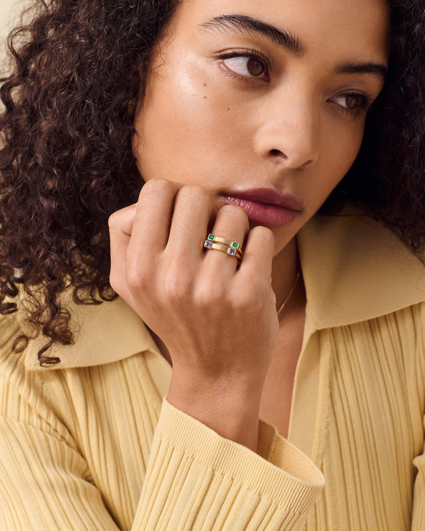 Balance Iolite Ring