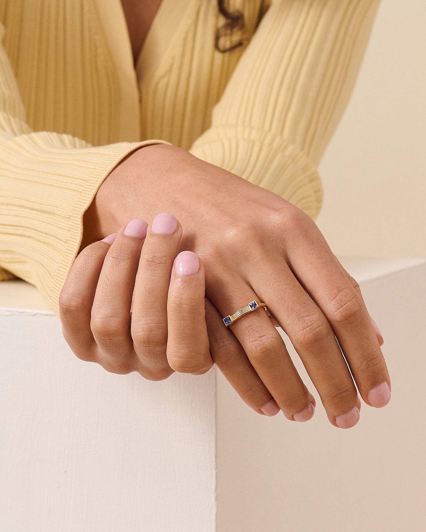Balance Iolite Ring
