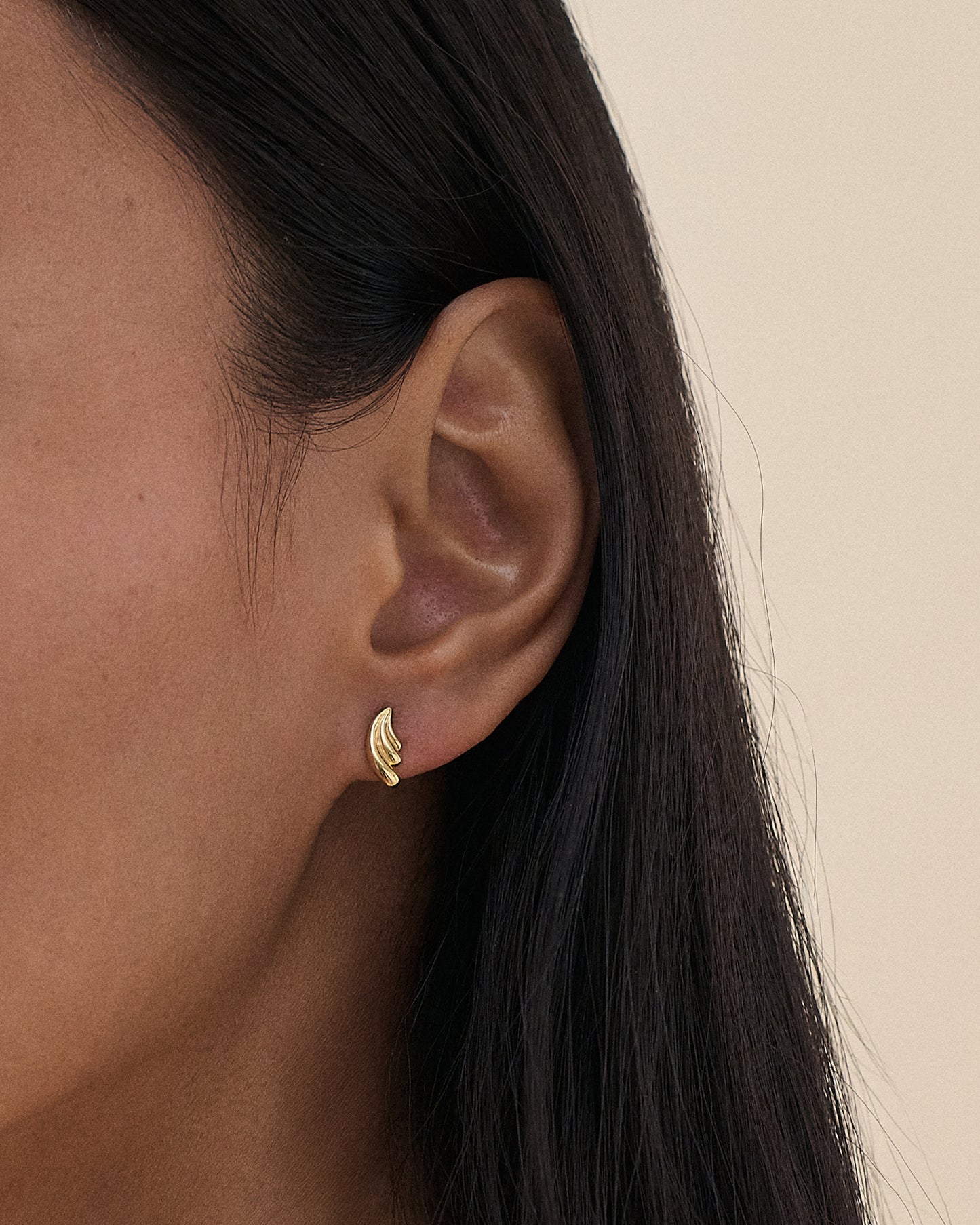 Ripple Stud Earrings