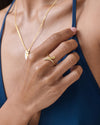 Wave Pave Ring
