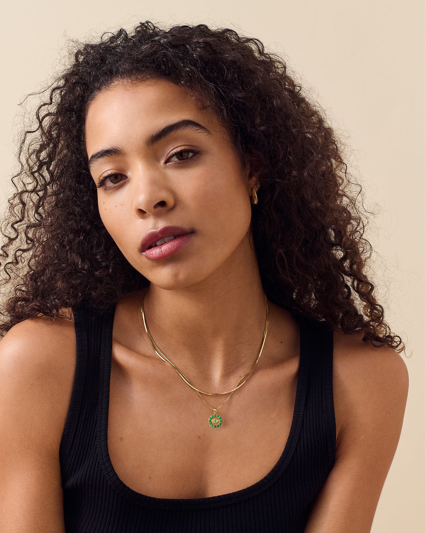 Evil Eye Round Necklace