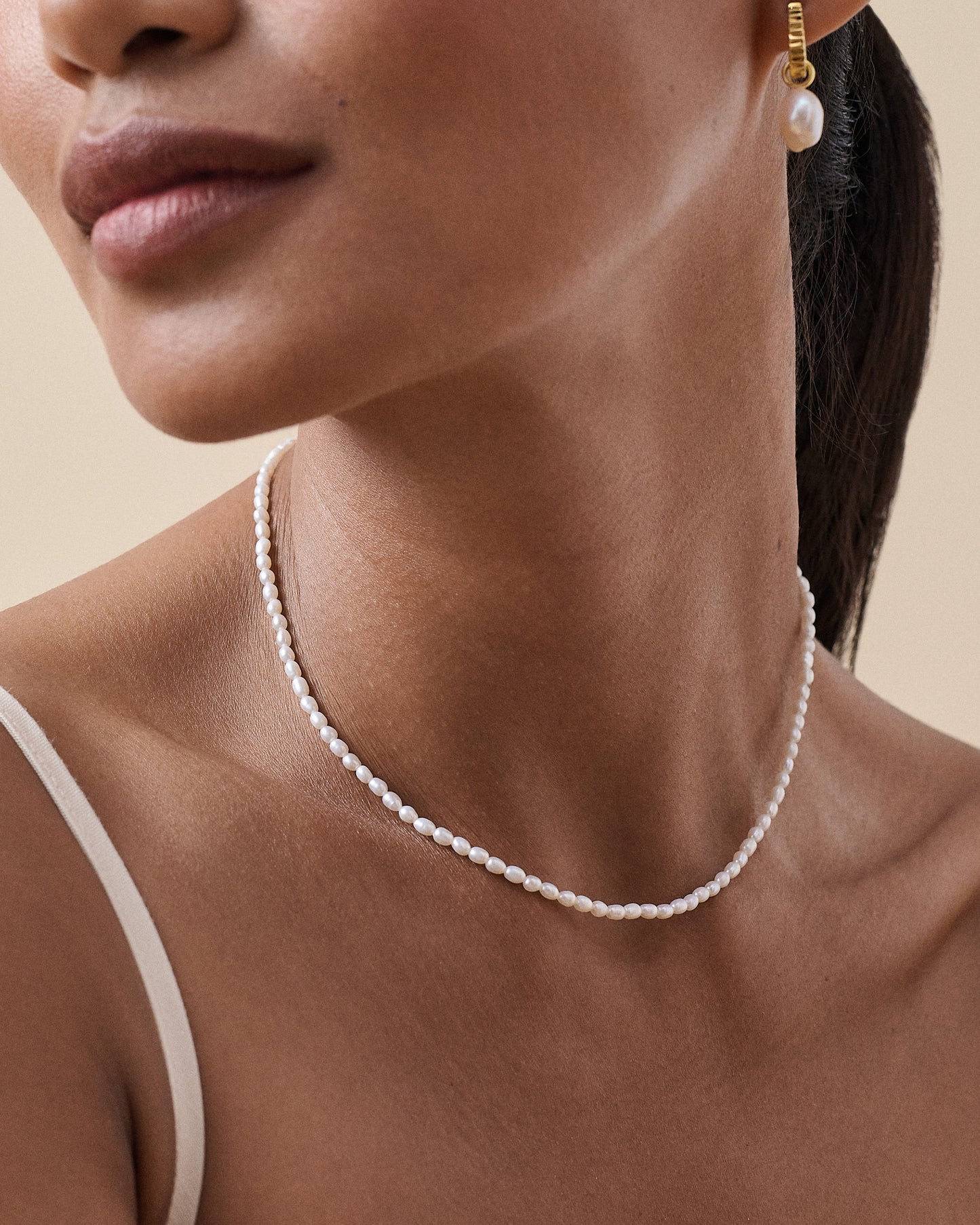 Dainty Pearl Necklace