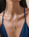 Ripple Mixed Metal Pendant