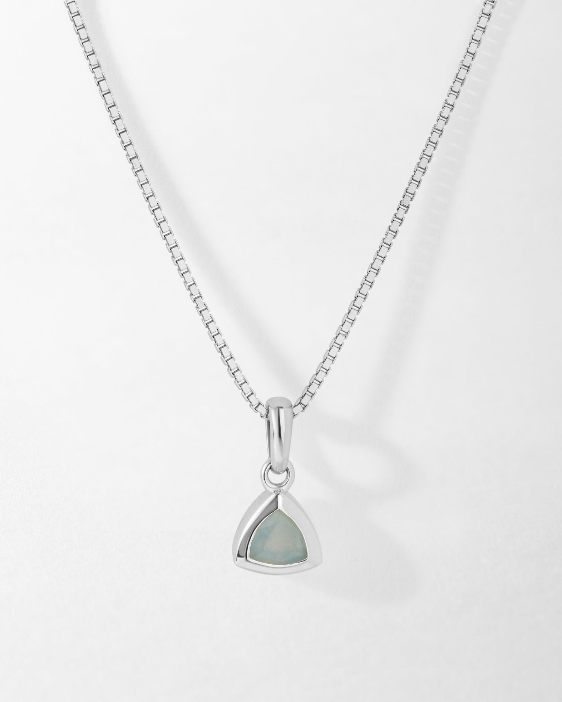 Aquamarine Necklace Sway - March Birthstone | June birth stone, March birth  stone, Moonstone necklace