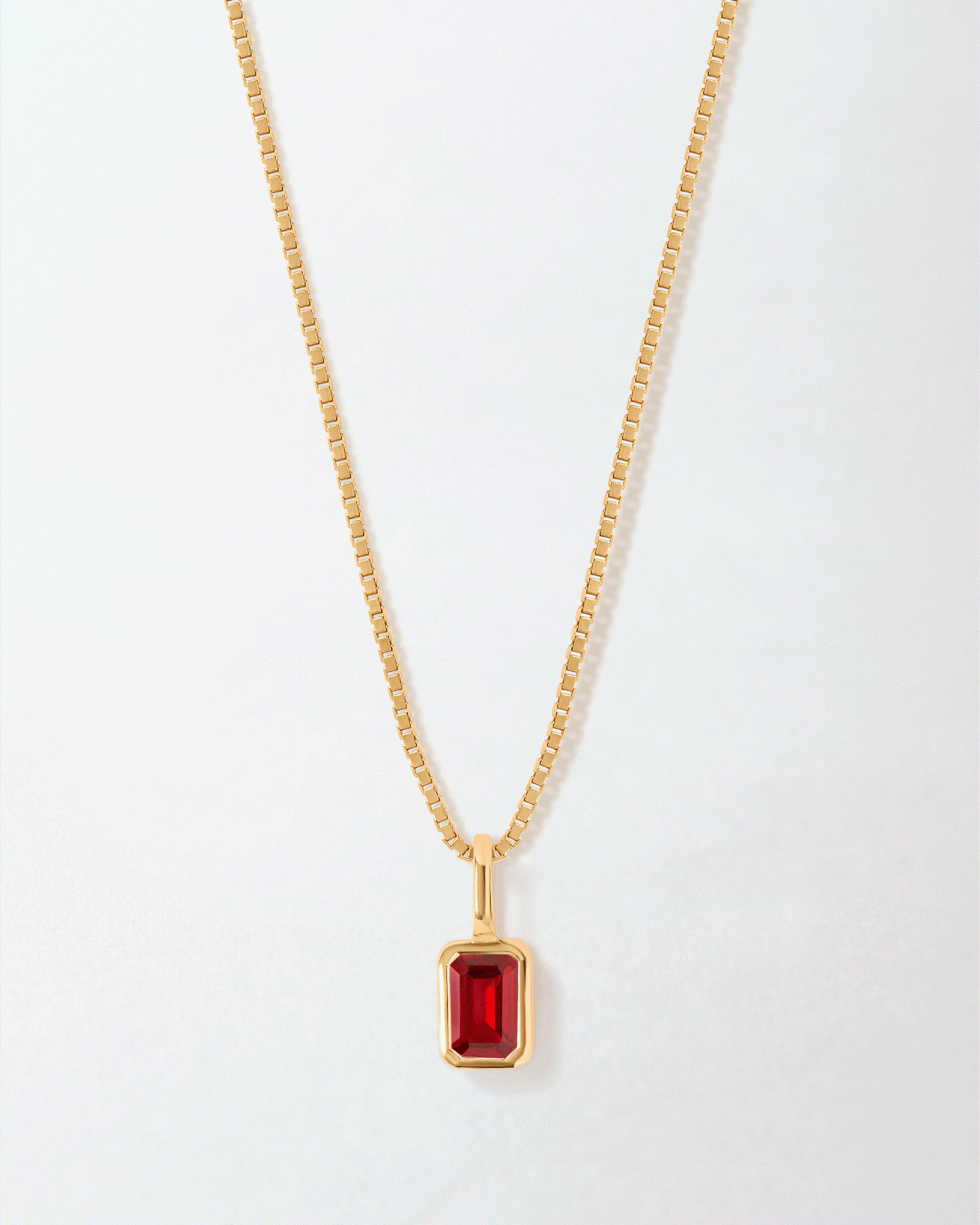 Mini Deco Birthstone Necklace