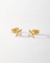 Star Topaz Stud Earrings