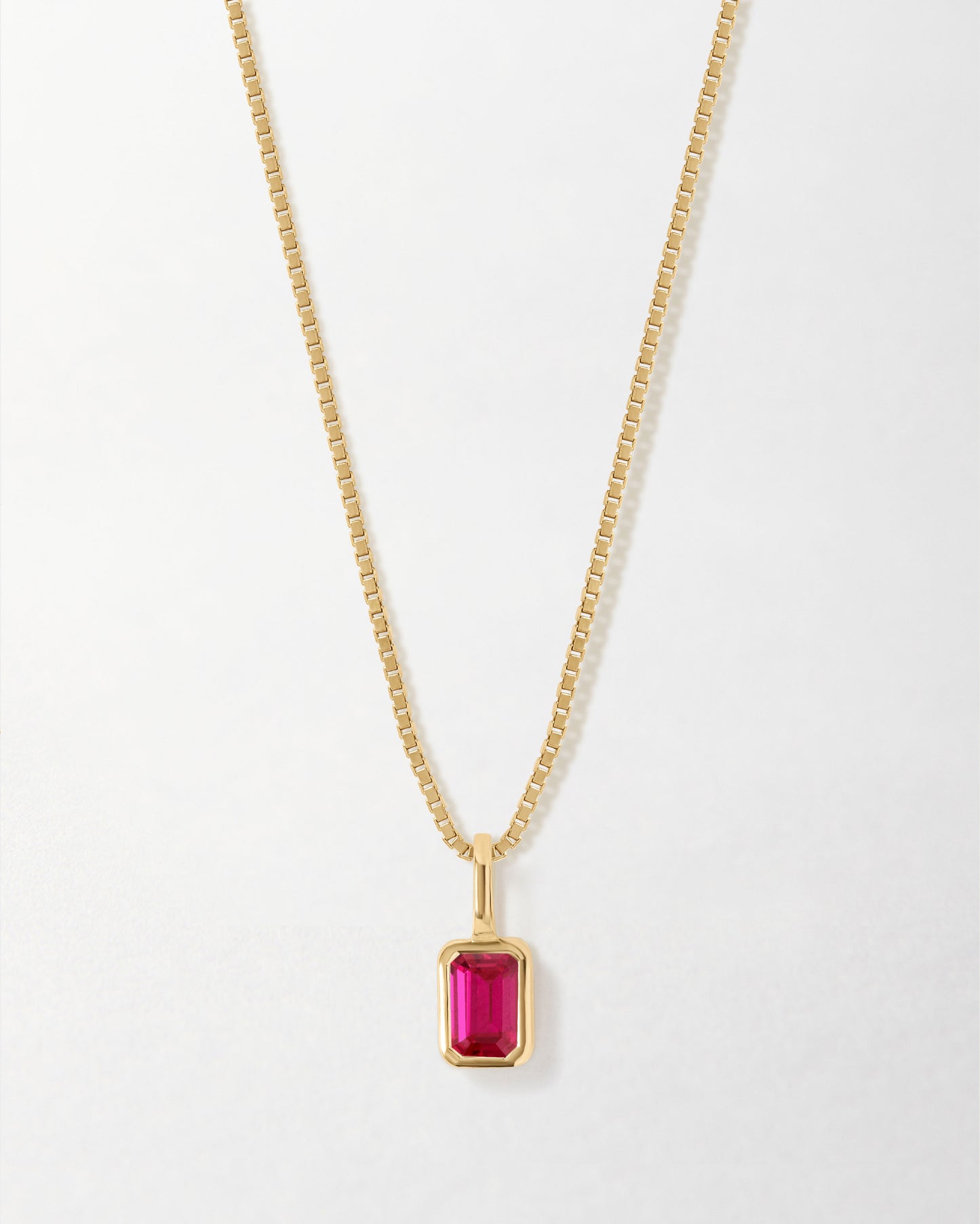 Mini Deco Birthstone Necklace