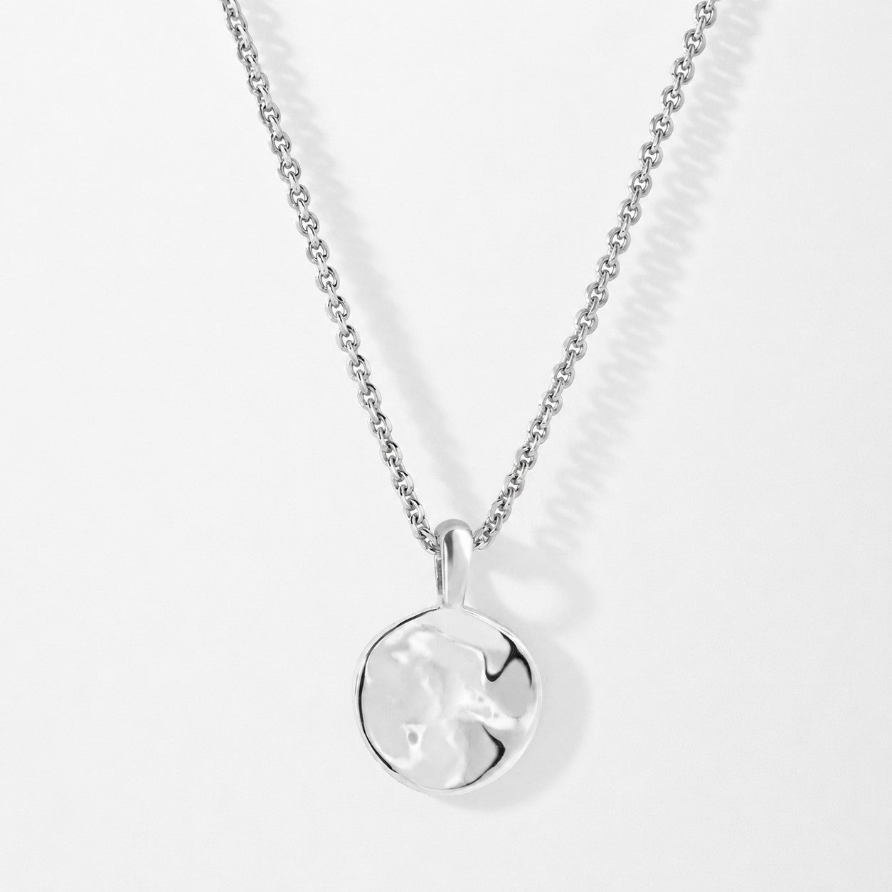 Mini Coin Necklace - Silver