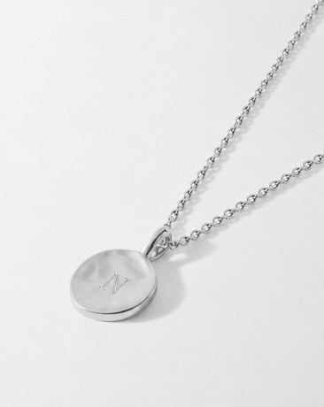 Mini Coin Necklace - Silver