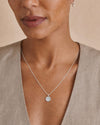 Mini Coin Necklace - Silver