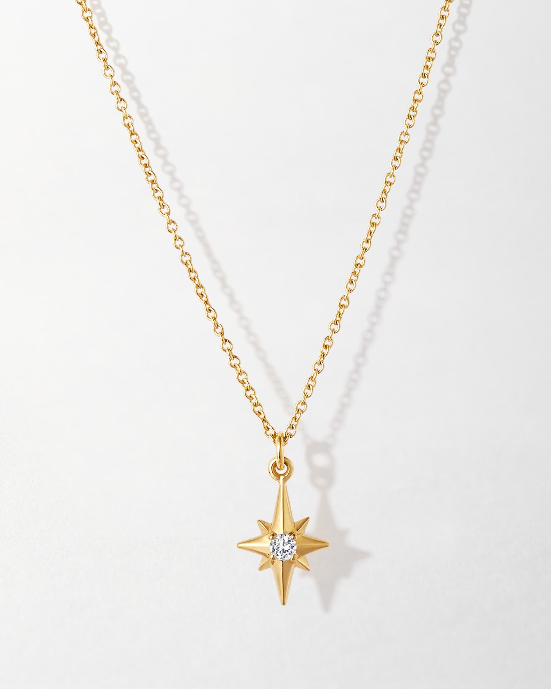Amazon.com: Pole Star Necklace,14k Solid Gold North Star Necklace, Pole Star  Pendant, North Star Pendant, Christmas Gift, Valentines Day Gift (45, White  Gold) : Handmade Products