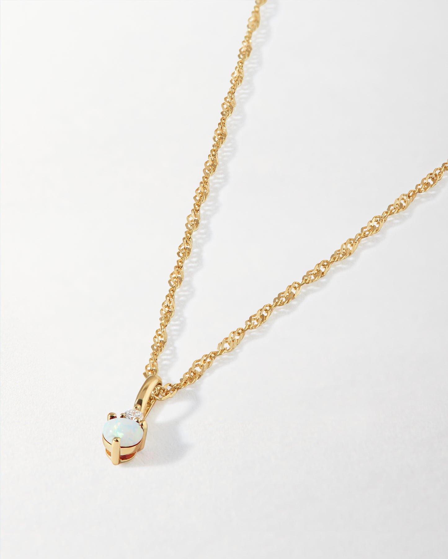 14ct Gold Birthstone Necklace