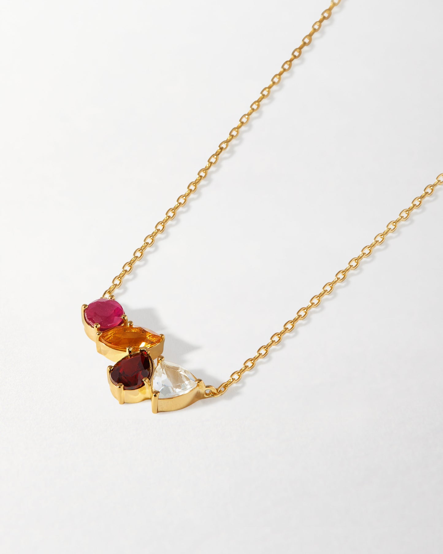 Quartet Customised Gemstone Necklace