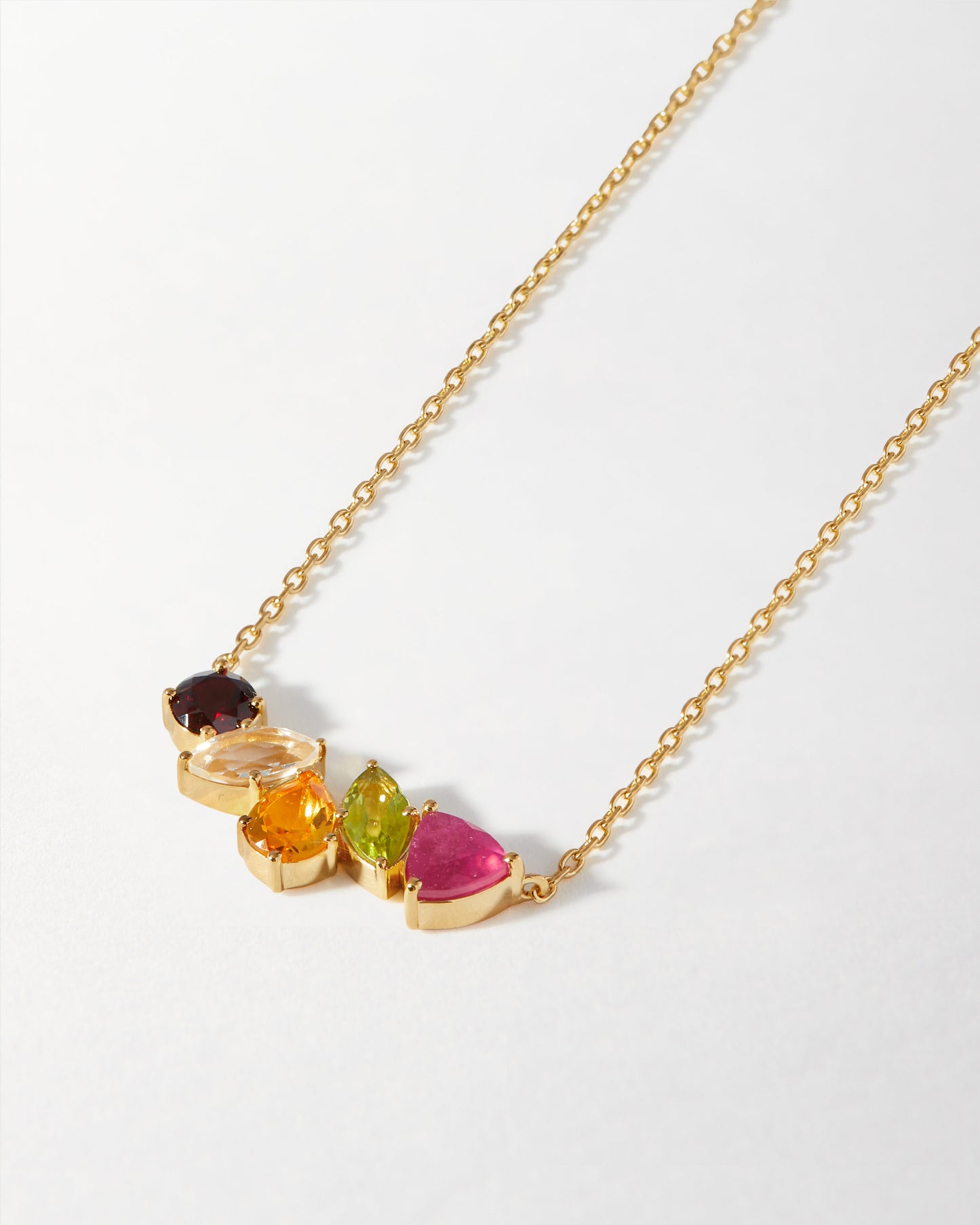 Quintet Customised Gemstone Necklace