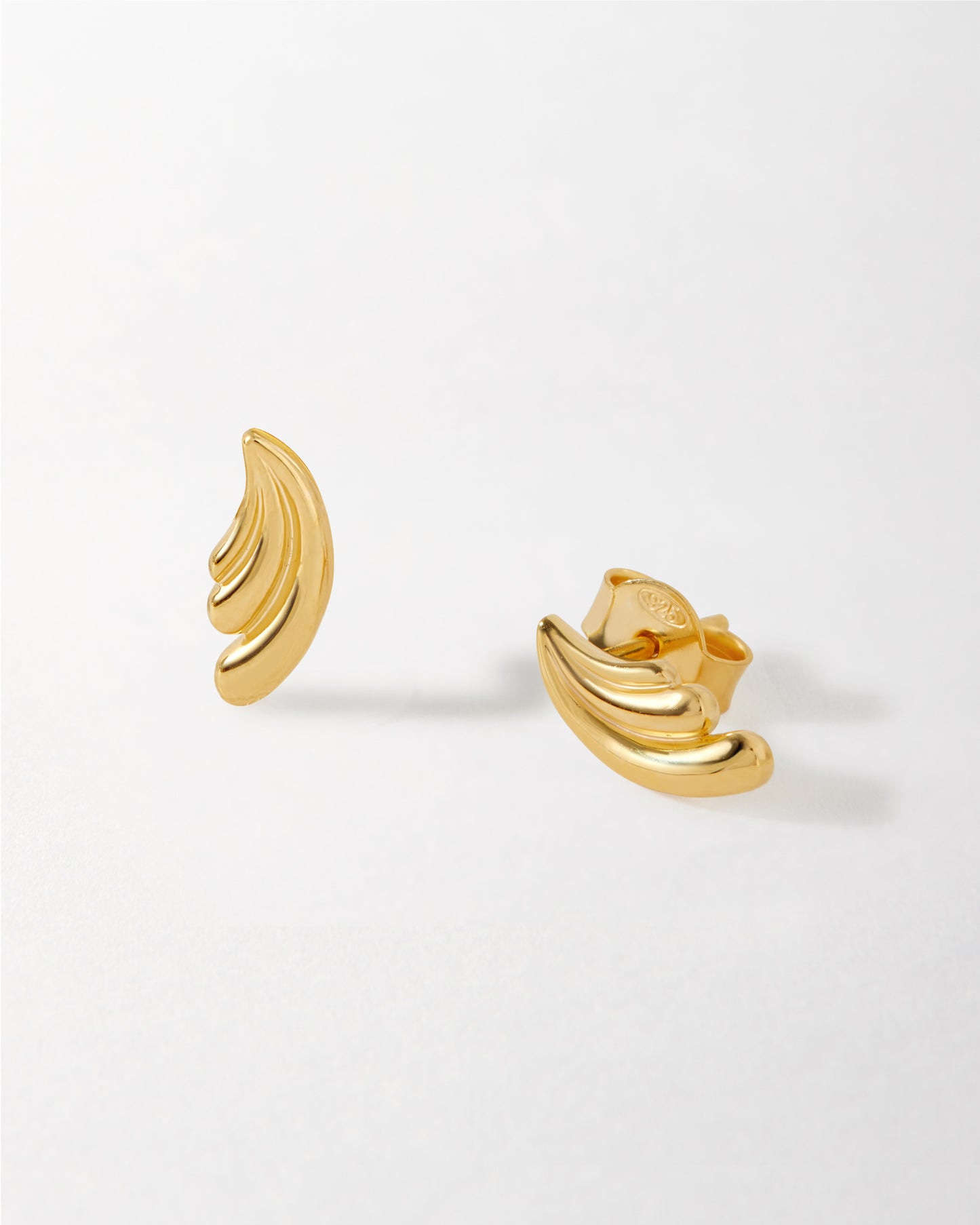 Ripple Stud Earrings