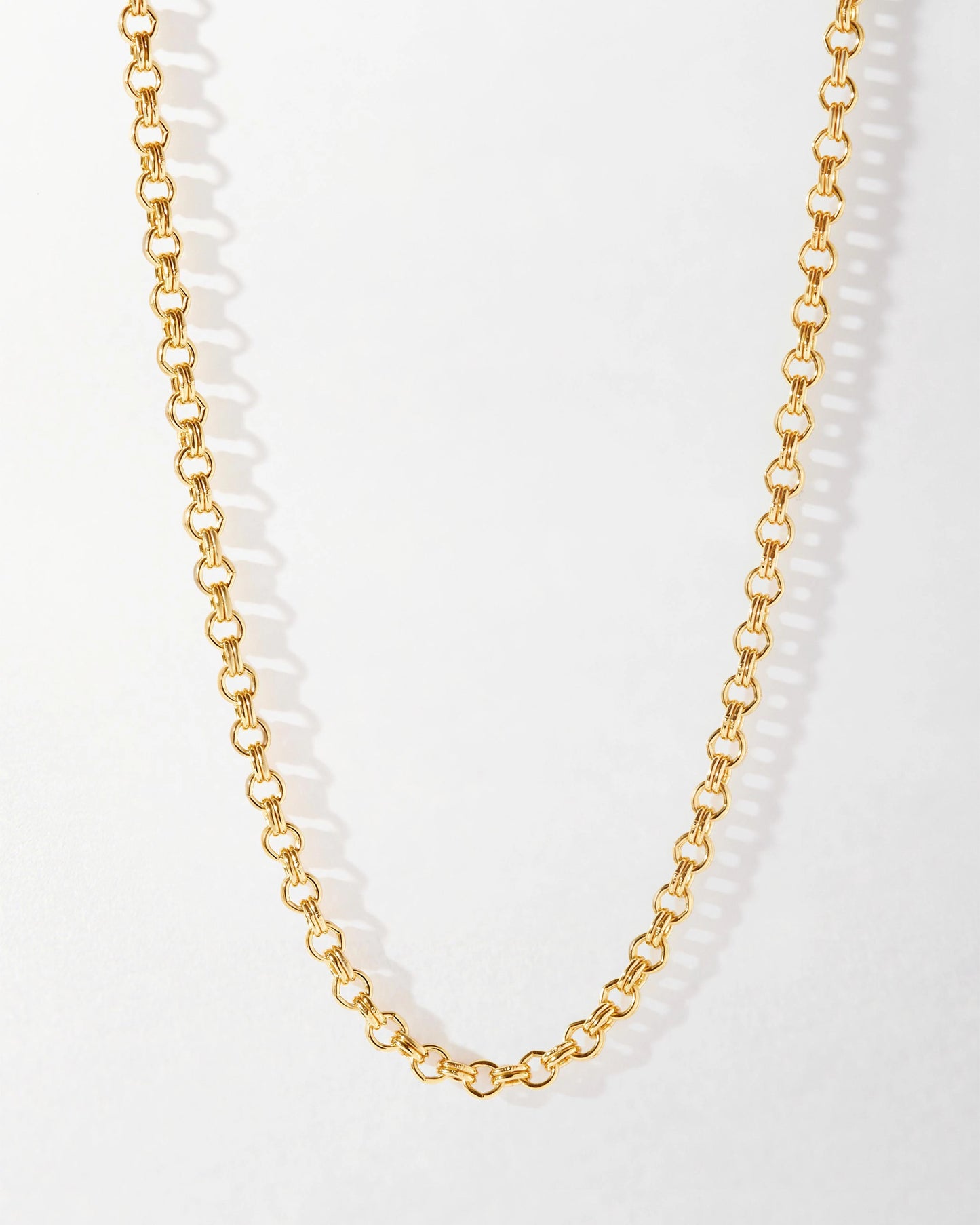 Rolo Chain Necklace | 18k Gold Plated – EDGE of EMBER