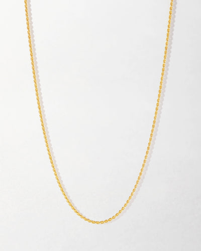 Rope Chain Necklace - Gold