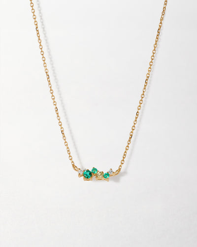 Intuition Emerald Ray Necklace