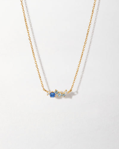 Intuition Sapphire Ray Necklace