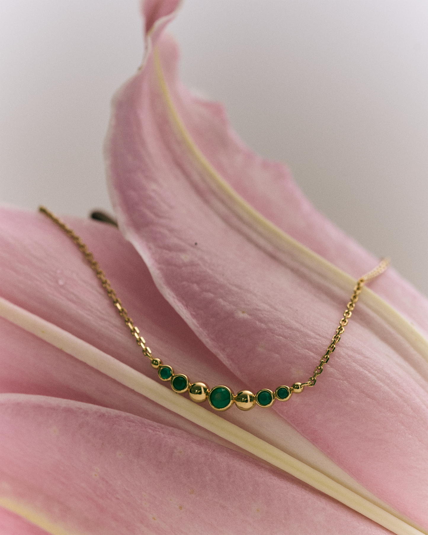 Serena Green Onyx Necklace