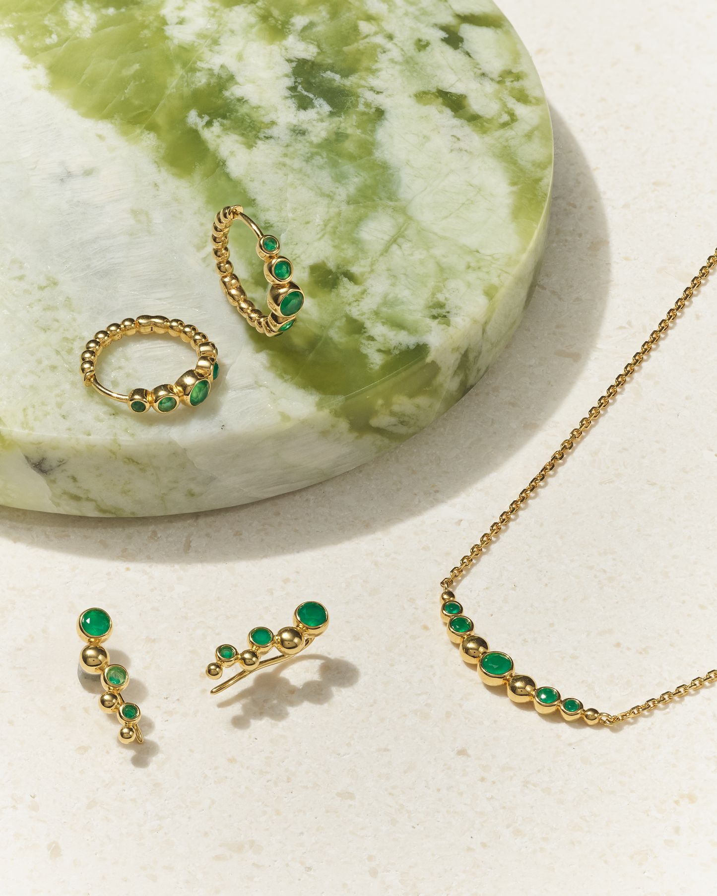 Serena Green Onyx Necklace