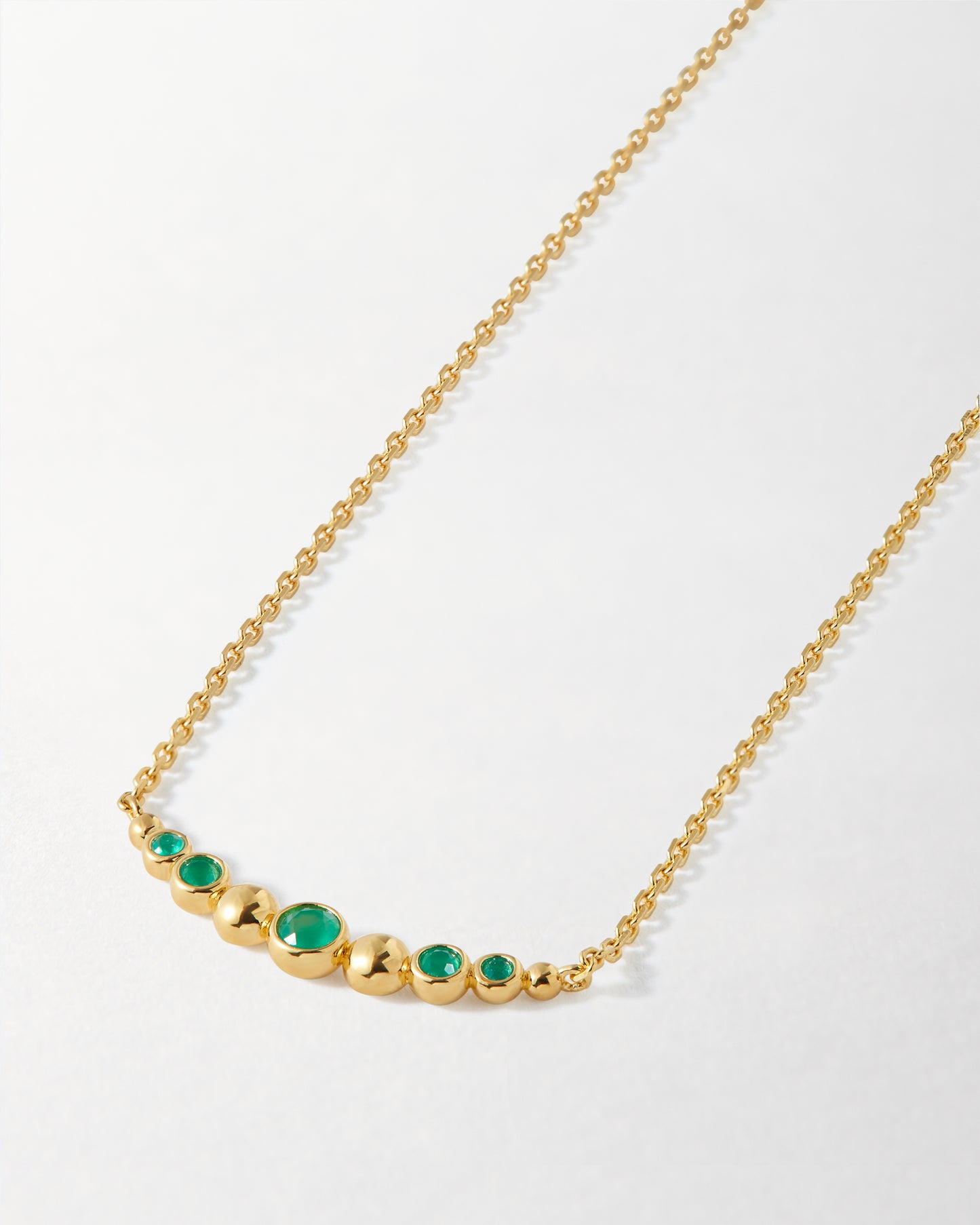 Serena Green Onyx Necklace