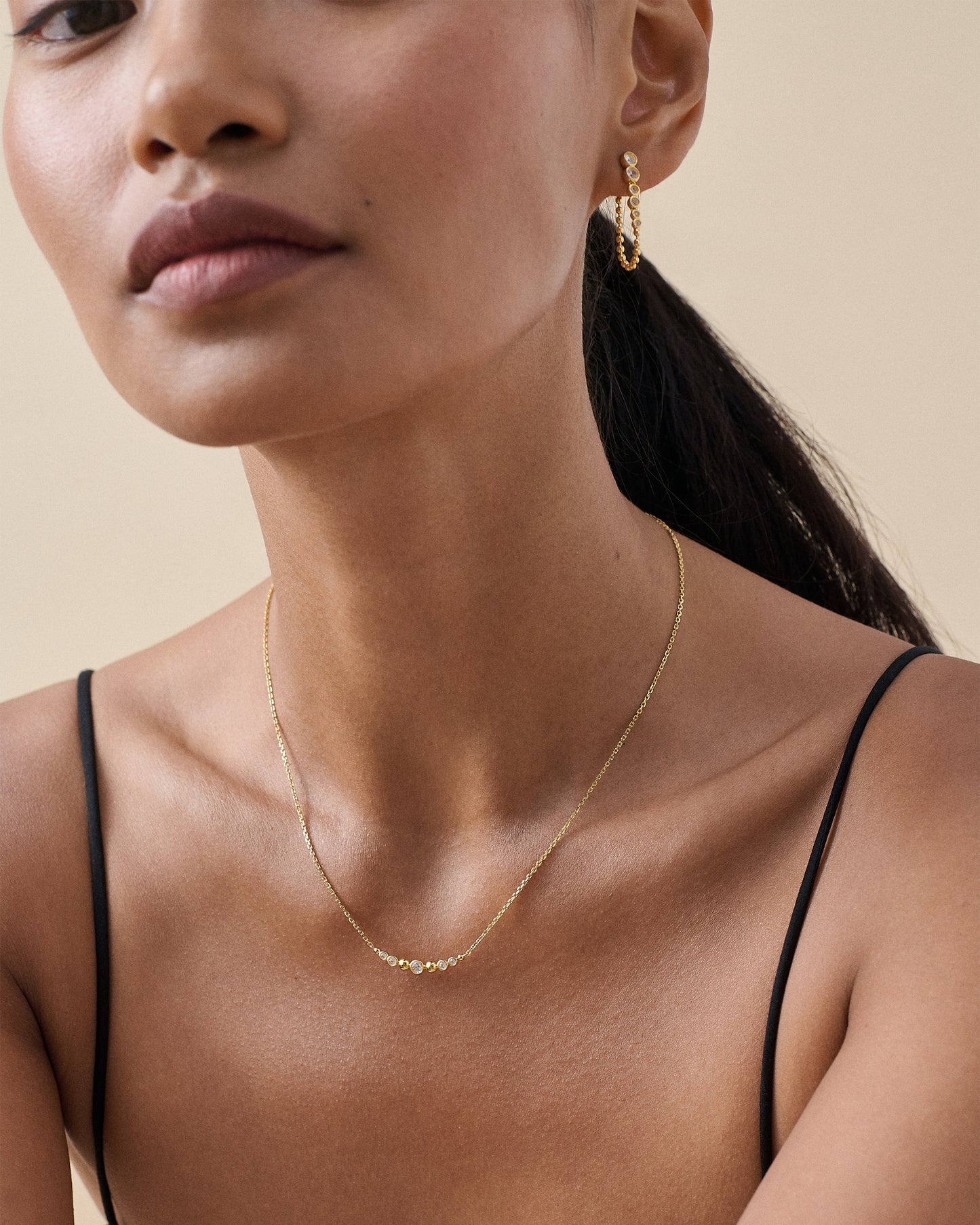 Serena White Sapphire Necklace